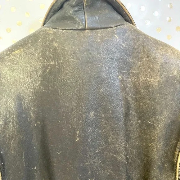 🔅SOLD $575 Lee Trevor Vintage Rare Motorcycle Jacket/Made in France, Rare - Picture 10 of 12